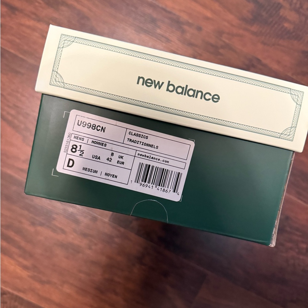 New Balance 998 c notes